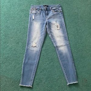 Light wash jeans